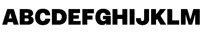 InnovatorGrotesk Black Instance Font UPPERCASE