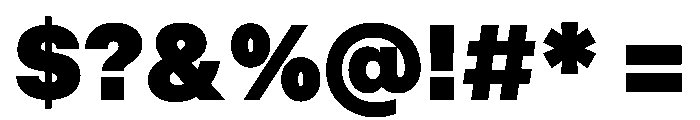 InnovatorGrotesk Black Font OTHER CHARS