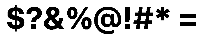 InnovatorGrotesk Bold Font OTHER CHARS