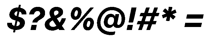 InnovatorGrotesk BoldItalic Instance Font OTHER CHARS
