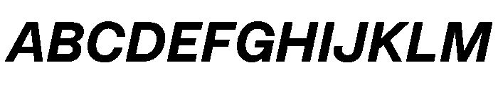 InnovatorGrotesk BoldItalic Instance Font UPPERCASE