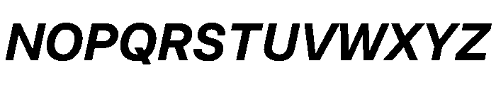 InnovatorGrotesk BoldItalic Instance Font UPPERCASE