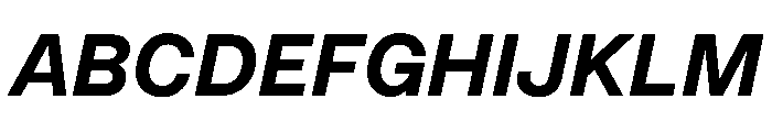 InnovatorGrotesk BoldItalic Font UPPERCASE