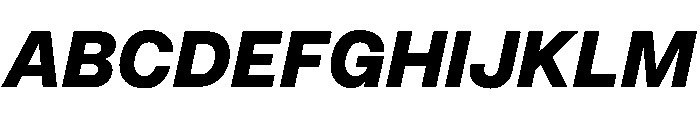 InnovatorGrotesk ExtraBoldItalic Instance Font UPPERCASE