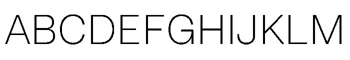InnovatorGrotesk ExtraLight Instance Font UPPERCASE