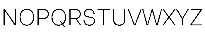 InnovatorGrotesk ExtraLight Instance Font UPPERCASE