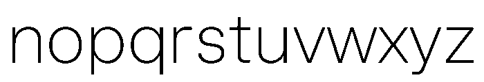 InnovatorGrotesk ExtraLight Instance Font LOWERCASE