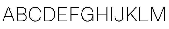 InnovatorGrotesk ExtraLight Font UPPERCASE