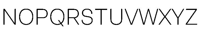 InnovatorGrotesk ExtraLight Font UPPERCASE