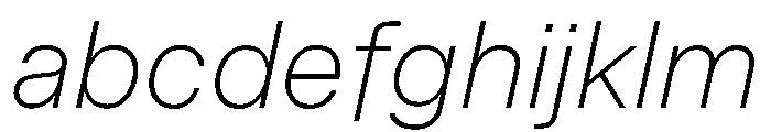 InnovatorGrotesk ExtraLightItalic FONT