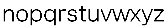 InnovatorGrotesk Light Instance Font LOWERCASE
