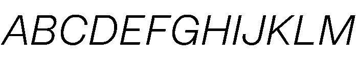 InnovatorGrotesk LightItalic Instance Font UPPERCASE