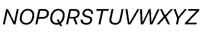 InnovatorGrotesk RegularItalic Instance Font UPPERCASE