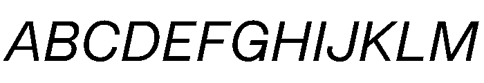InnovatorGrotesk RegularItalic Font UPPERCASE