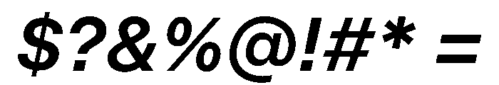 InnovatorGrotesk SemiBoldItalic Font OTHER CHARS