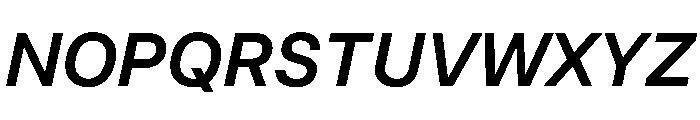 InnovatorGrotesk SemiBoldItalic Font UPPERCASE