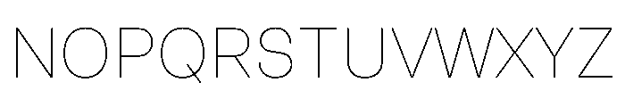 InnovatorGrotesk Thin Font UPPERCASE