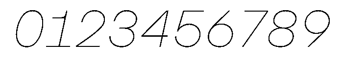 InnovatorGrotesk ThinItalic Instance Font OTHER CHARS