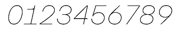 InnovatorGrotesk ThinItalic Font OTHER CHARS