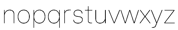 InnovatorGrotesk Thin Font LOWERCASE
