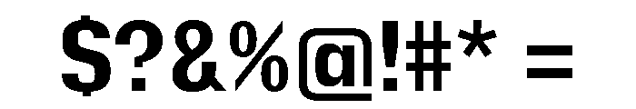 Insitu Bold Font OTHER CHARS