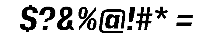 Insitu BoldItalic Font OTHER CHARS