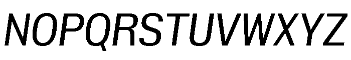Insitu Italic Font UPPERCASE