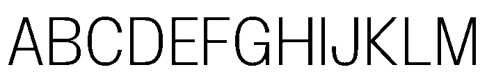 Insitu Light Font UPPERCASE