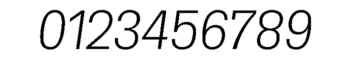 Insitu LightItalic Font OTHER CHARS