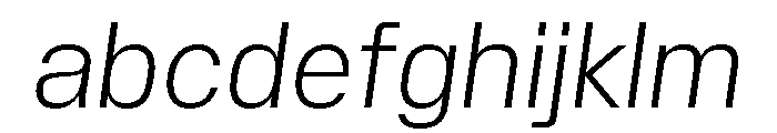 Insitu LightItalic FONT
