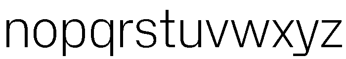 Insitu Light Font LOWERCASE