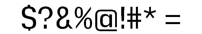 Insitu Regular Font OTHER CHARS