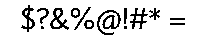 Instant 3Regular Instance Font OTHER CHARS