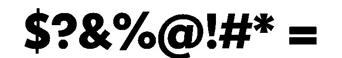 Instant 5Heavy Instance Font OTHER CHARS