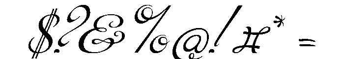 Interlope Regular Font OTHER CHARS