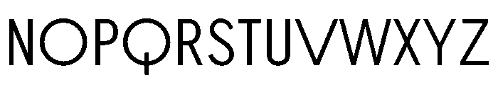 Intern LightAcrylic Font UPPERCASE