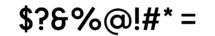 Intern RegularAcrylic Font OTHER CHARS