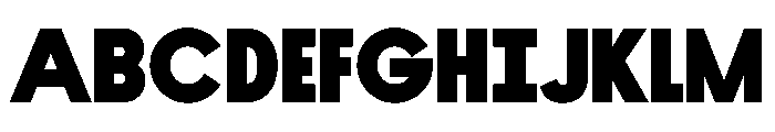 InternSans Black Font UPPERCASE