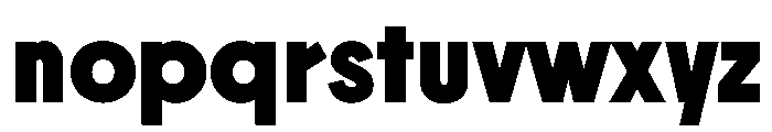 InternSans Black Font LOWERCASE