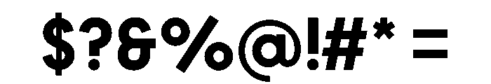 InternSans Bold Font OTHER CHARS