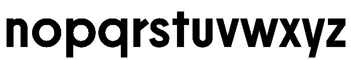 InternSans Bold Font LOWERCASE