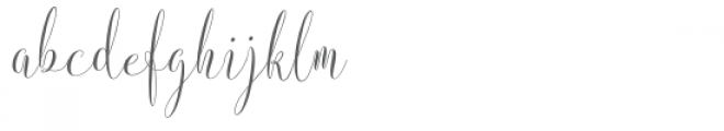 Instine Script Font LOWERCASE