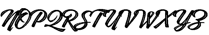 Indie Inline Font UPPERCASE
