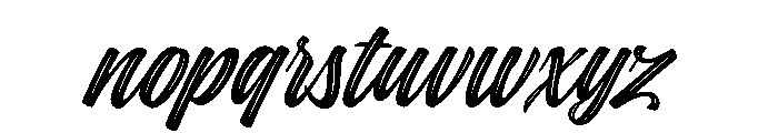 Indie Inline Font LOWERCASE