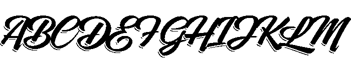 Indie Shade Font UPPERCASE
