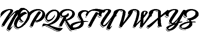 Indie Shade Font UPPERCASE