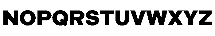 Indivisible Black Font UPPERCASE