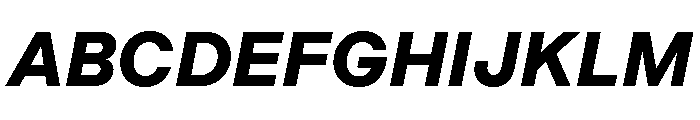 Indivisible Bold Italic Font UPPERCASE