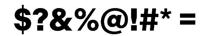 Indivisible Bold Font OTHER CHARS