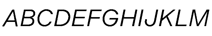 Indivisible Italic Font UPPERCASE